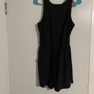 All in Motion Romper Black